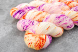 Hand dyed merino yarn