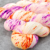 Hand dyed merino yarn