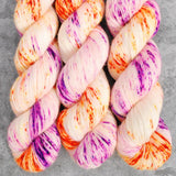 Hand dyed merino yarn