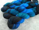 Hand dyed merino yarn