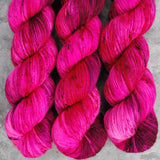 Hand dyed merino yarn