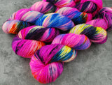 Hand dyed merino yarn