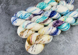 Hand dyed merino yarn