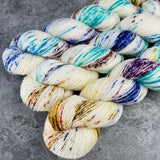 Hand dyed merino yarn