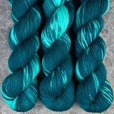 Hand dyed merino yarn