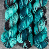 Hand dyed merino yarn