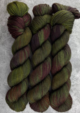 Hand dyed merino yarn