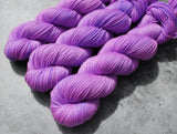 Hand dyed merino yarn