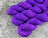 Hand dyed merino yarn