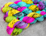 Hand dyed merino yarn