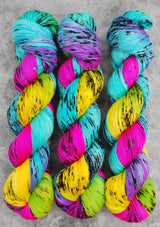 Hand dyed merino yarn