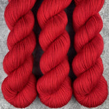 Hand dyed merino yarn
