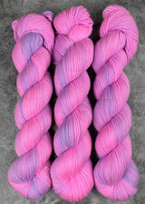 Hand dyed merino yarn