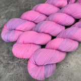 Hand dyed merino yarn