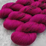 Hand dyed merino yarn