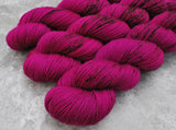 Hand dyed merino yarn