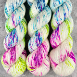 Hand dyed merino yarn
