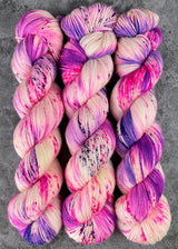 Hand dyed merino yarn