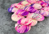 Hand dyed merino yarn