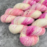 Hand dyed merino yarn