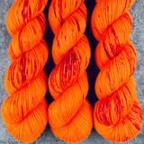Hand dyed merino yarn
