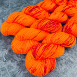 Hand dyed merino yarn