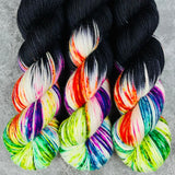Hand dyed merino yarn