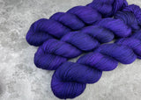 Hand dyed merino yarn