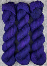 Hand dyed merino yarn