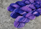 Hand dyed merino yarn
