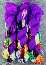 Hand dyed merino yarn