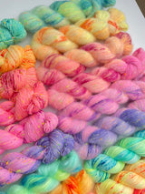 Summer Fade | 6×100 g Merino Fluff Neon Sprinkles