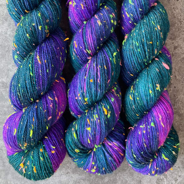 Dark | Merino DK Neon Sprinkles