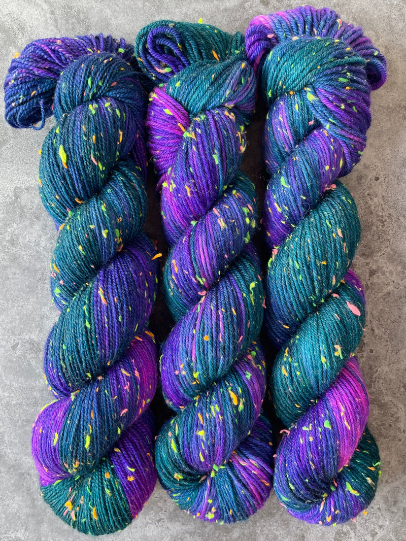 Dark | Merino DK Neon Sprinkles