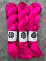 Pink Highlighter | Merino Sock High Twist