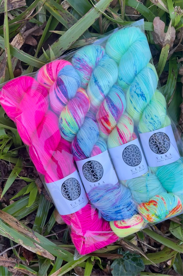 Galaxy Fade | 4×100 g Merino Sock High Twist