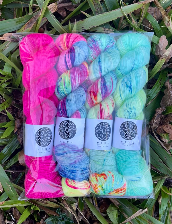 Galaxy Fade | 4×100 g Merino Sock High Twist