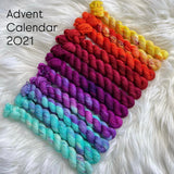 Advent Calendar 2026 | 24×20 g Merino Sock Neon Sprinkles | Pre-order
