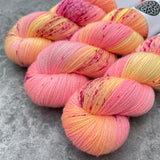 Peach | Merino Sock High Twist