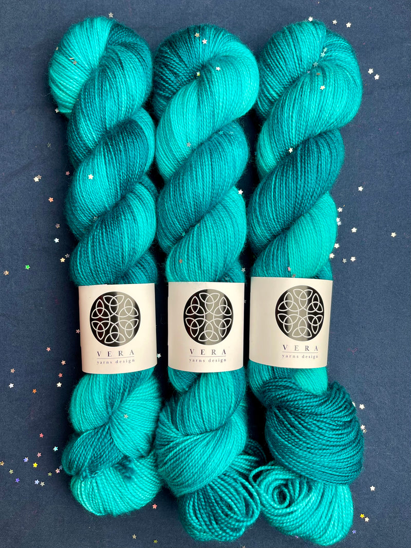 Teal Heaven | Merino Sock High Twist