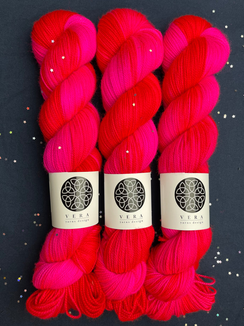 Pomegranate | Merino Sock High Twist