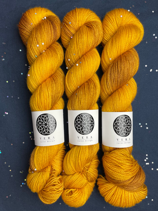 Gold | Merino Sock High Twist