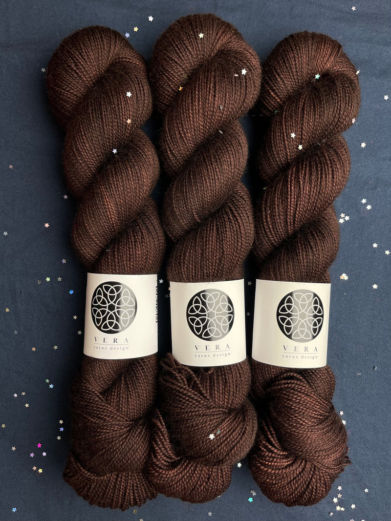 Chocolate | Merino Sock High Twist