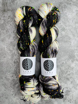 Black | Merino DK Neon Sprinkles