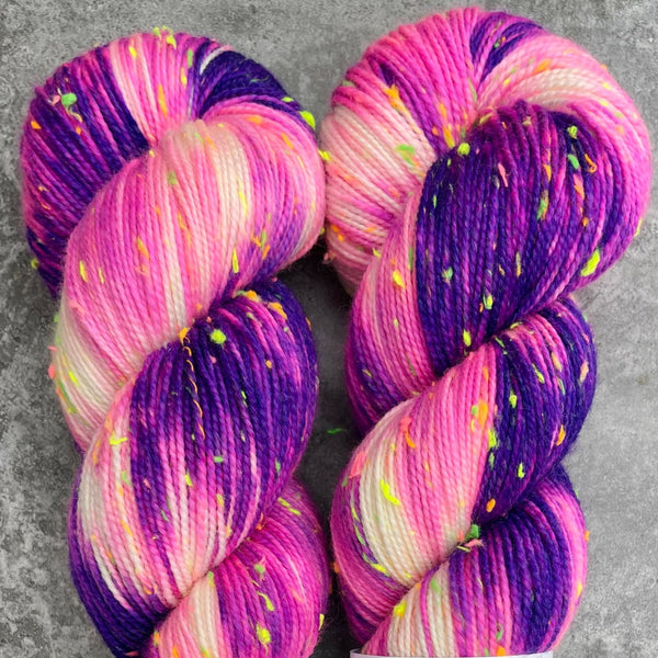 Purple | Merino DK Neon Sprinkles