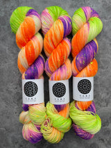 Samhain | Merino Sock Neon Sprinkles