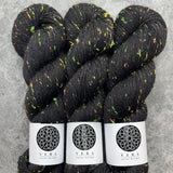 Full Black| Merino Sock Neon Sprinkles