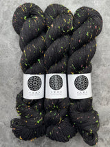 Full Black| Merino Sock Neon Sprinkles