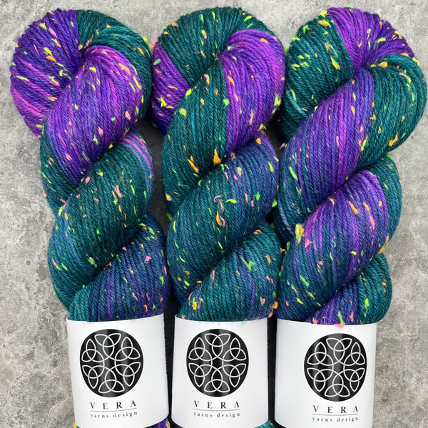 Dark | Merino DK Neon Sprinkles