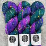 Dark | Merino Sock Neon Sprinkles